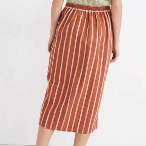 NWT MADEWELL Striped Pull-on Skirt - Picture 6 of 16